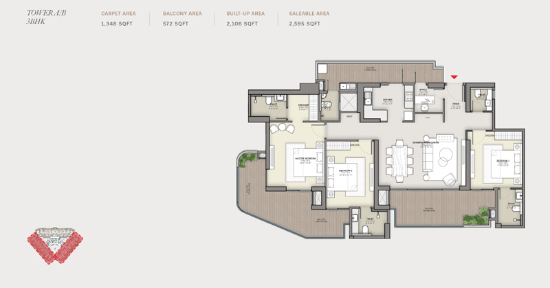  Karyan Trevana Residences Floor Plan